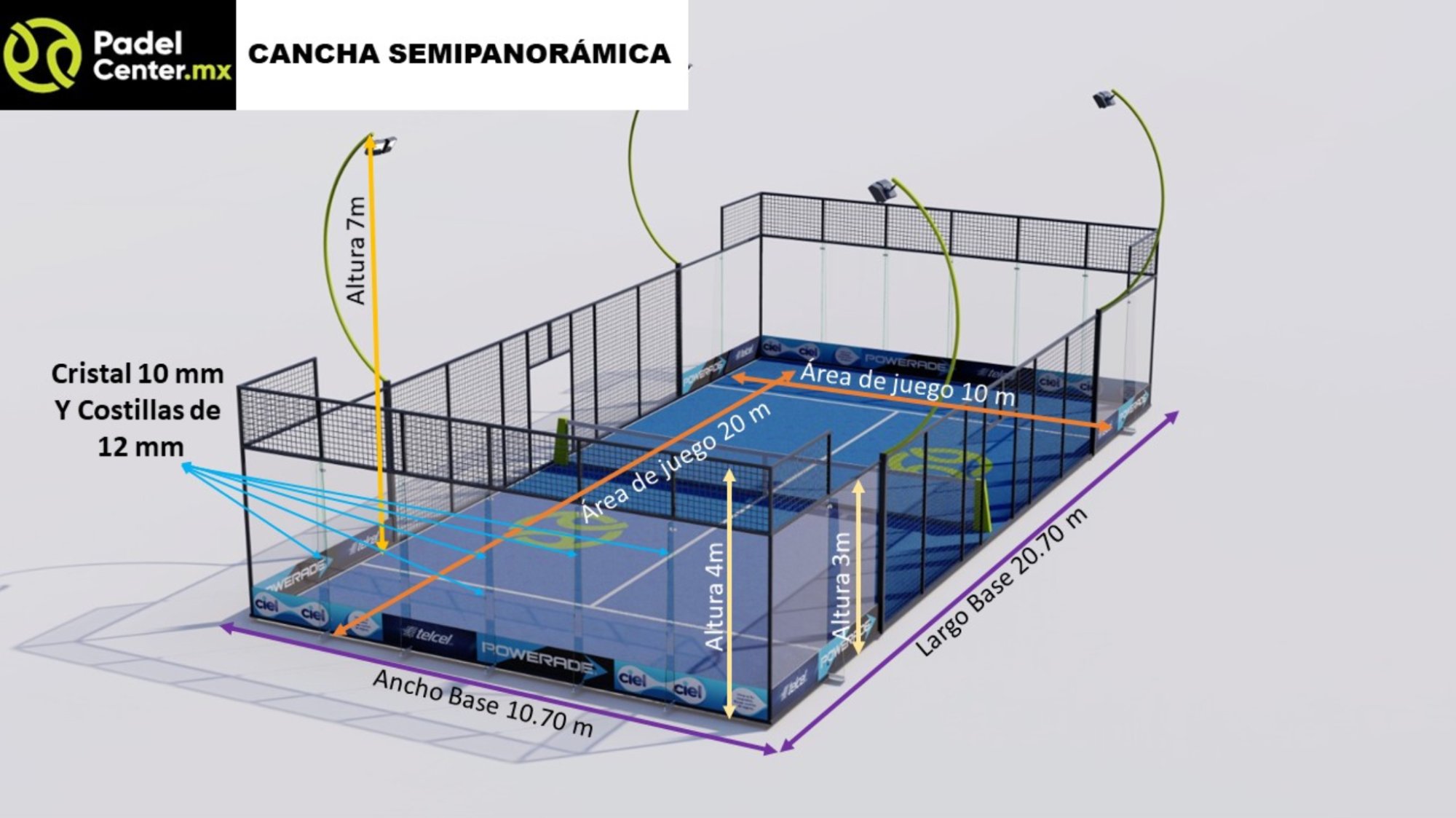 Construir cancha de pádel